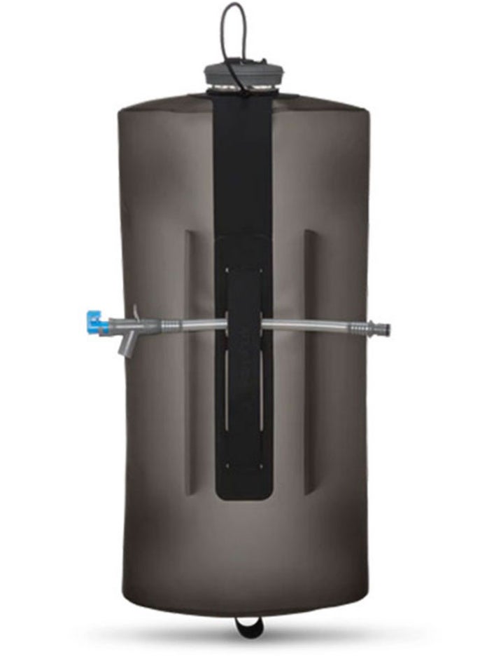 Hydrapak Seeker 10L Water Storage (Mammoth Grey) – Ultra-Light Packable TPU-Coated Nylon Reservoir, Dual Baffles & 3D Base for Stability, Plug-N-Play™ Filter-Compatible Cap (HydraPak 28mm), Camp Tap Push-Flow Dispensing System, Reinforced Hang Loop & Lash Points for Gravity Feed or Pack Use, Durable High-Capacity Water Storage for Camping, Hiking & Outdoor Use - Image 2